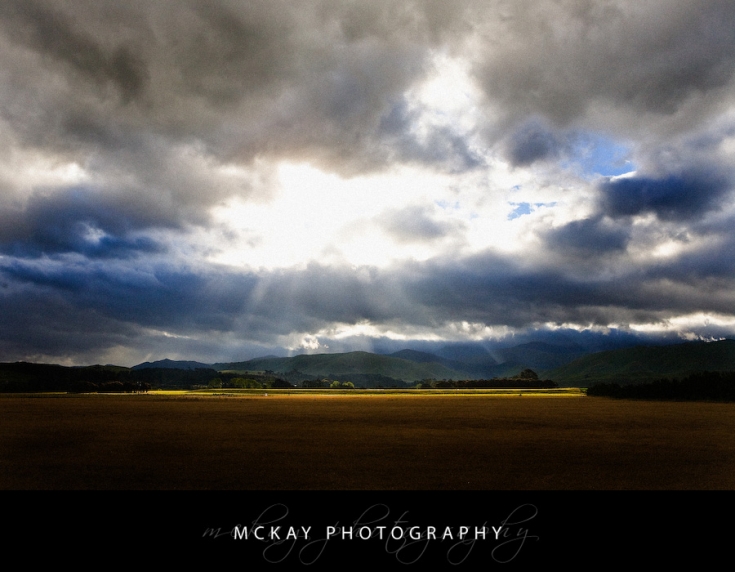 Sunlight on the Tararua Range